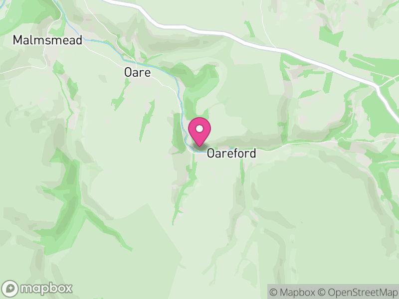 Map of Oare, Somerset