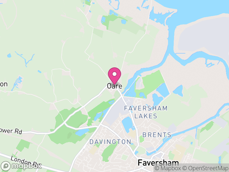 Map of Oare, Swale