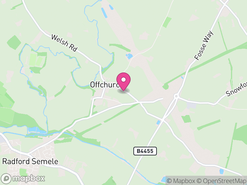 Map of Offchurch, Warwick