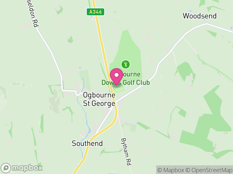 Map of Ogbourne St. George, Wiltshire