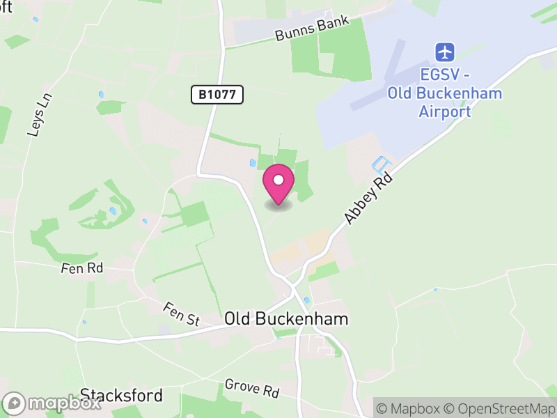 Map of Old Buckenham, Breckland