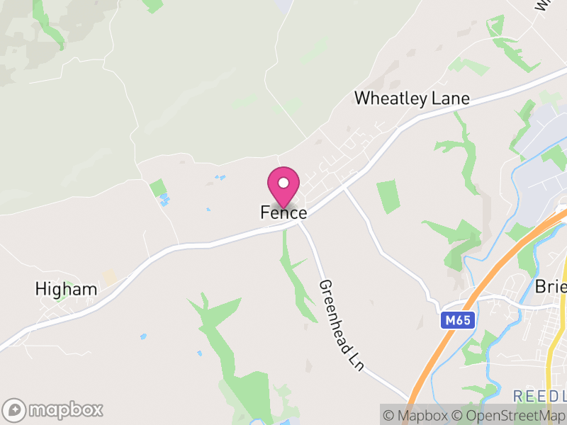 Map of Old Laund Booth, Pendle