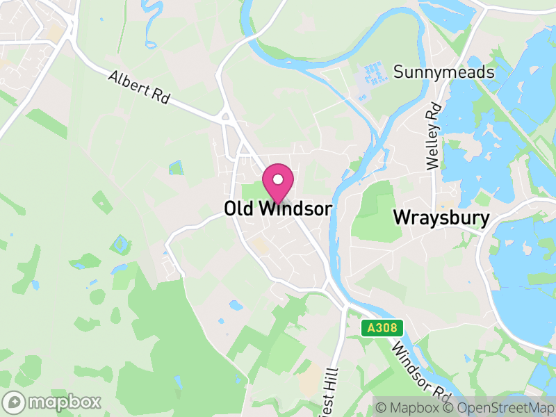 Map of Old Windsor, Windsor and Maidenhead