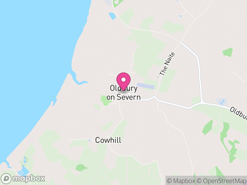 Map of Oldbury-upon-Severn, South Gloucestershire