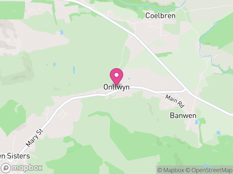 Map of Onllwyn, Neath Port Talbot