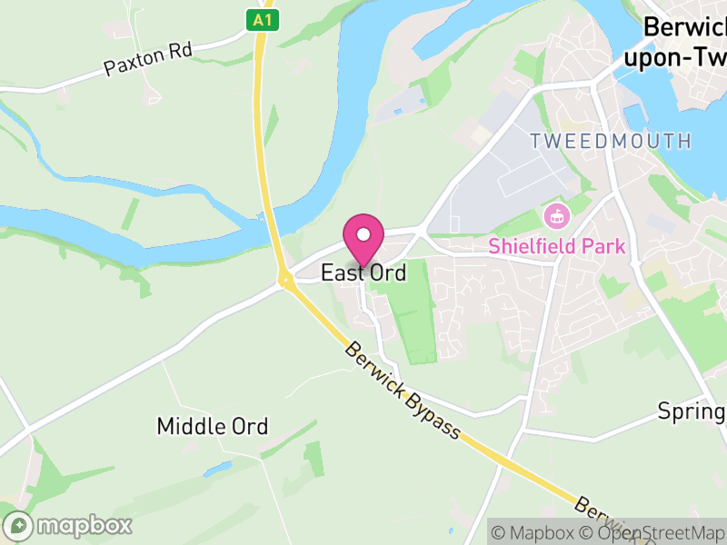 Map of Ord, Northumberland