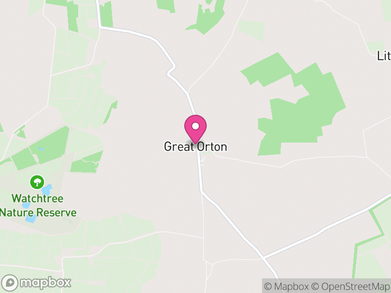 Map of Orton, Cumberland