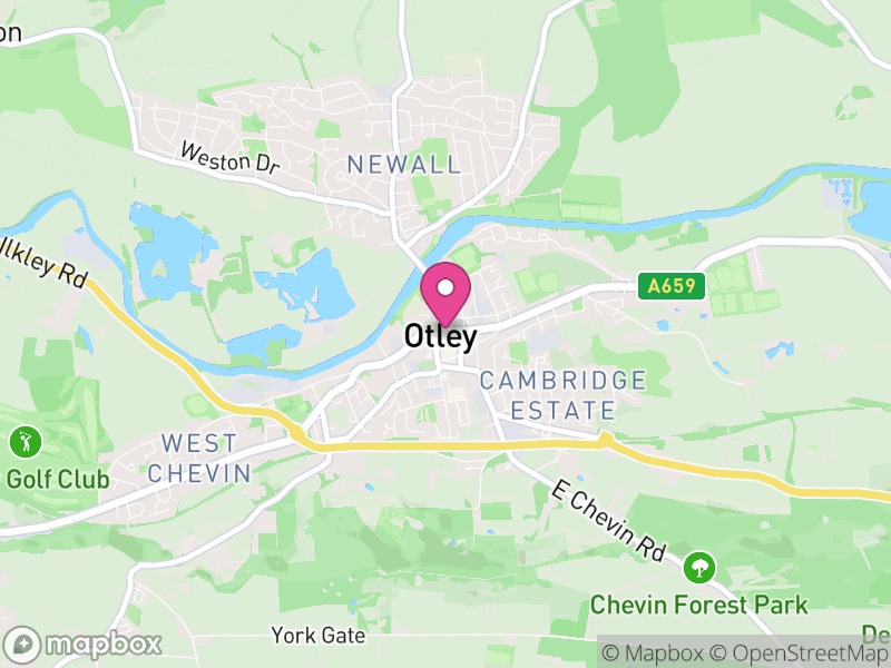 Map of Otley, Leeds
