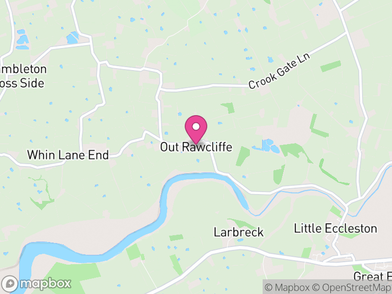 Map of Out Rawcliffe, Wyre
