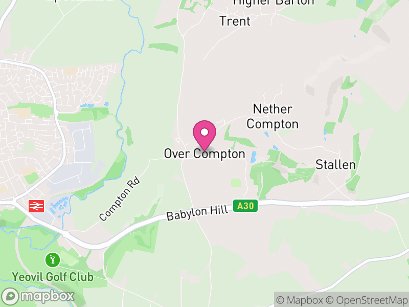 Map of Over Compton, Dorset