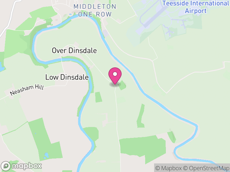 Map of Over Dinsdale, North Yorkshire