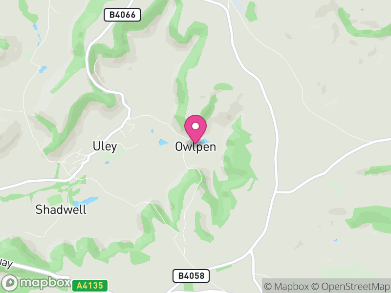 Map of Owlpen, Stroud
