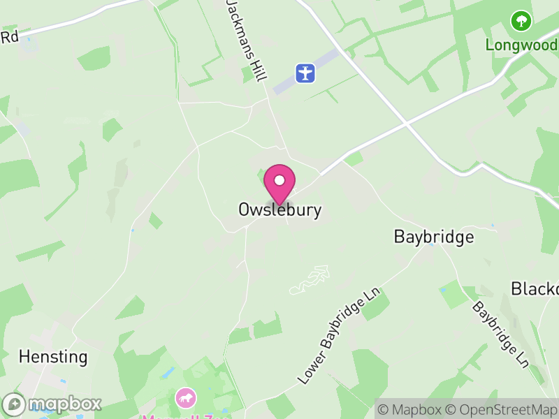 Map of Owslebury, Winchester