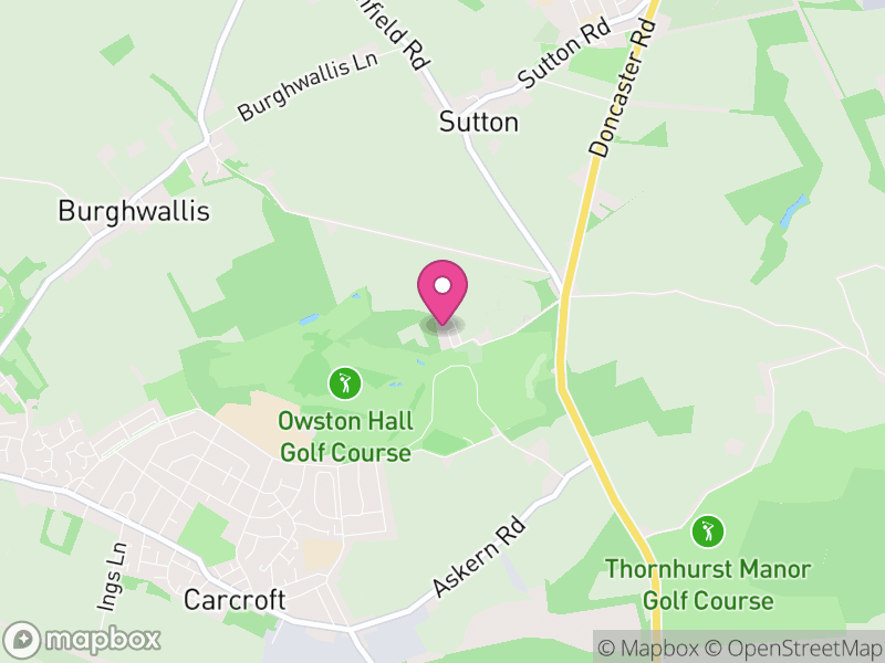 Map of Owston, Doncaster
