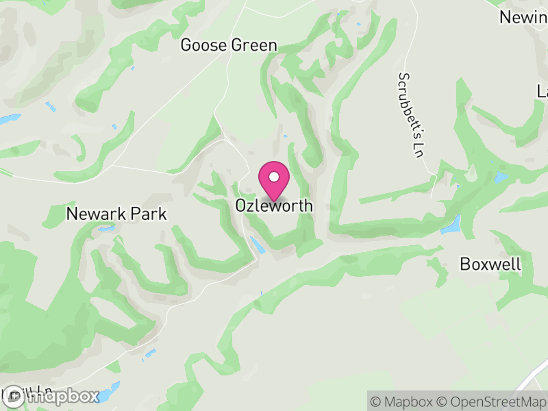 Map of Ozleworth, Cotswold