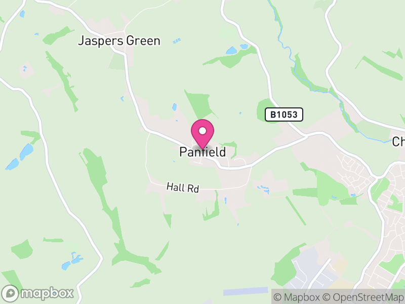 Map of Panfield, Braintree