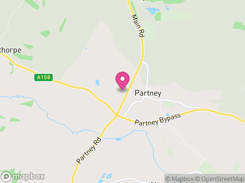 Map of Partney, East Lindsey