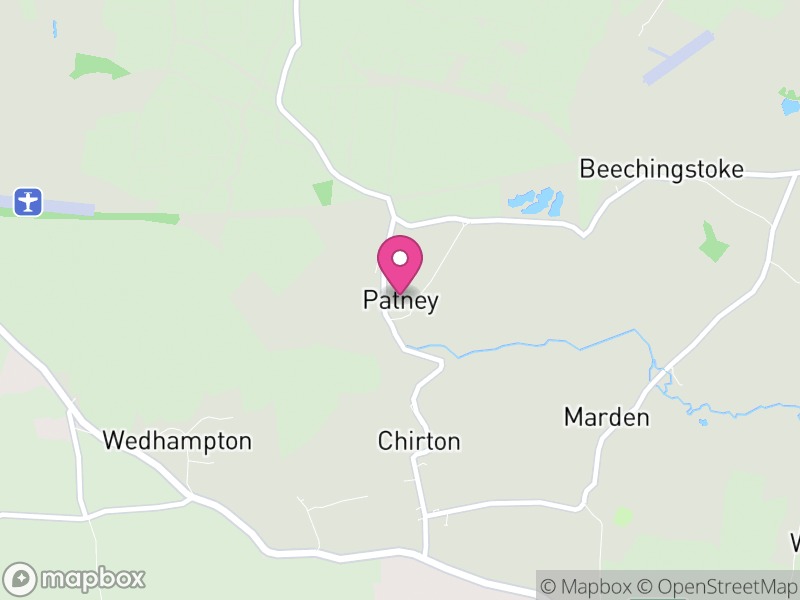 Map of Patney, Wiltshire