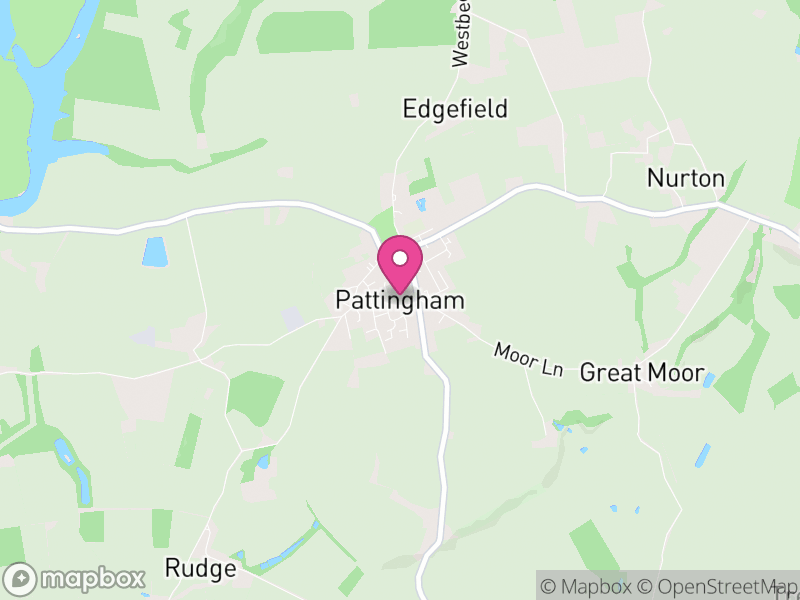 Map of Pattingham and Patshull, South Staffordshire