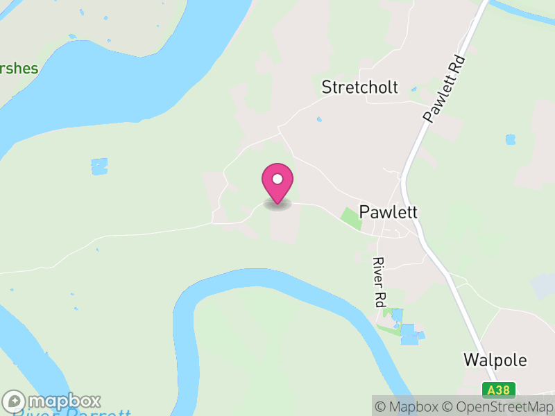 Map of Pawlett, Somerset