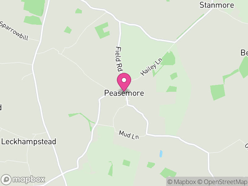 Map of Peasemore, West Berkshire