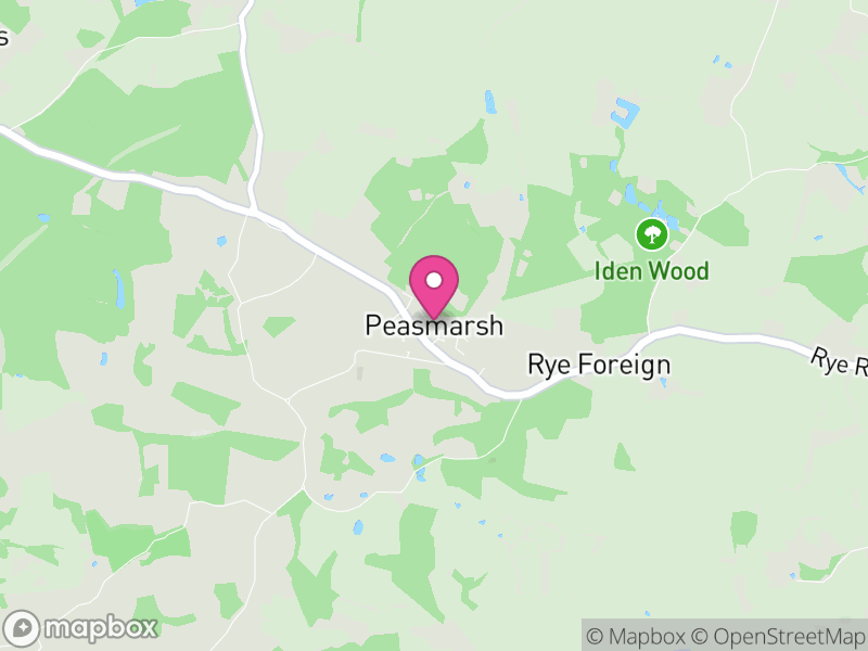 Map of Peasmarsh, Rother