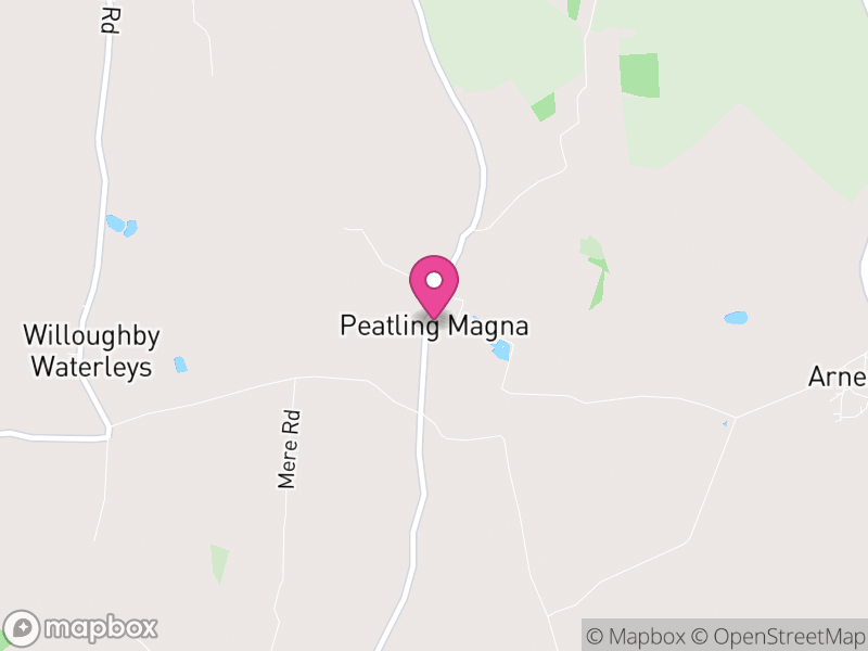 Map of Peatling Magna, Harborough
