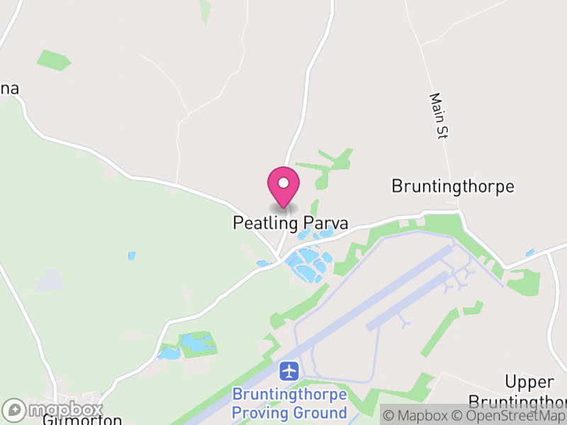 Map of Peatling Parva, Harborough