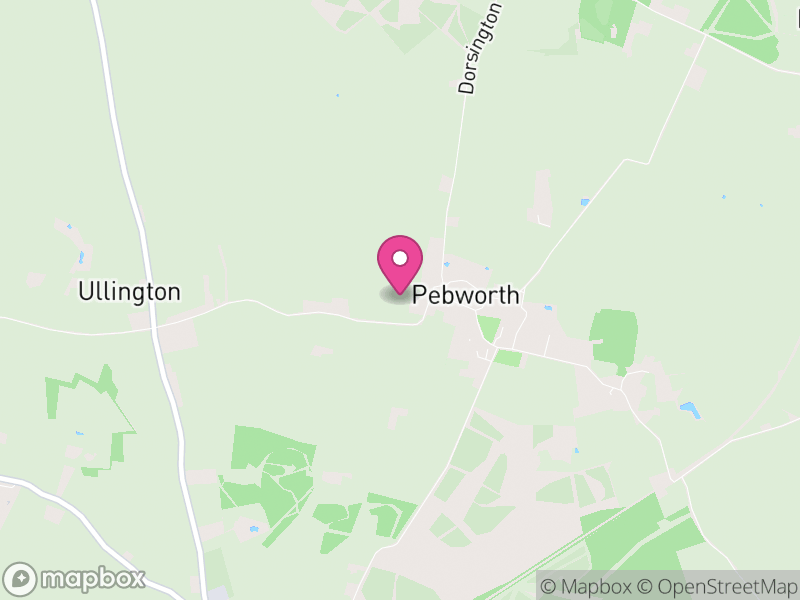 Map of Pebworth, Wychavon
