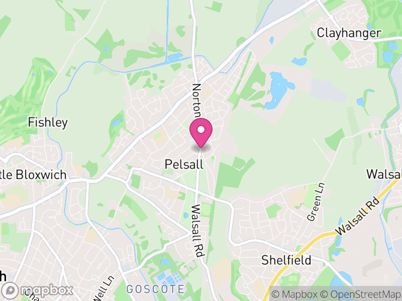 Map of Pelsall