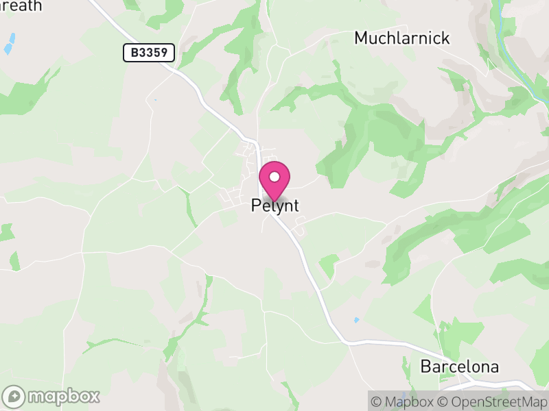 Map of Pelynt, Cornwall