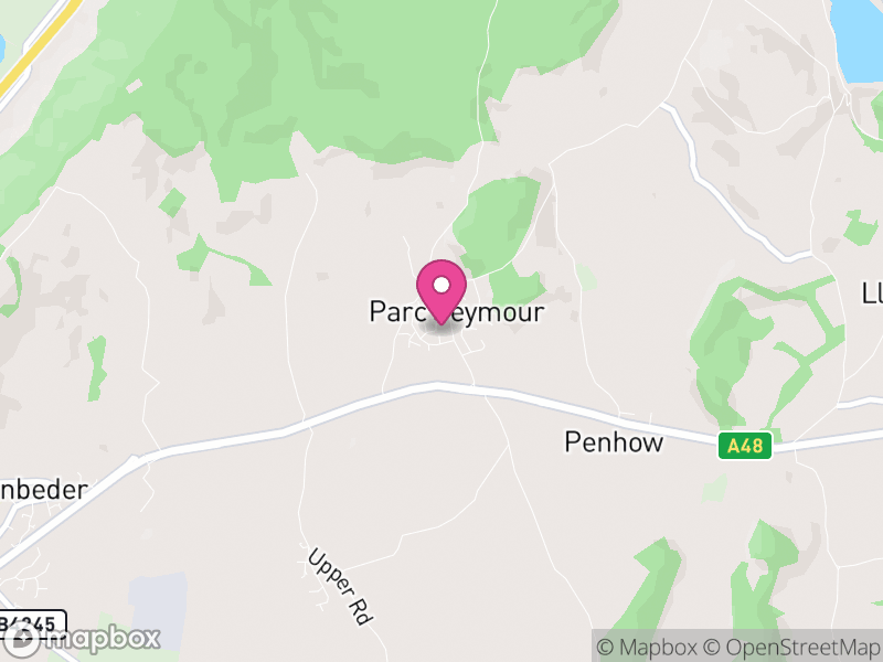 Map of Penhow, Newport
