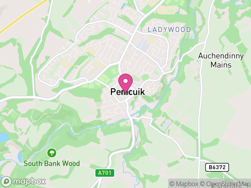 Map of Penicuik