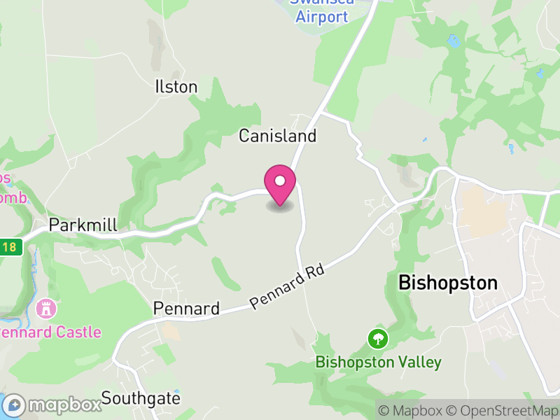 Map of Pennard, Swansea