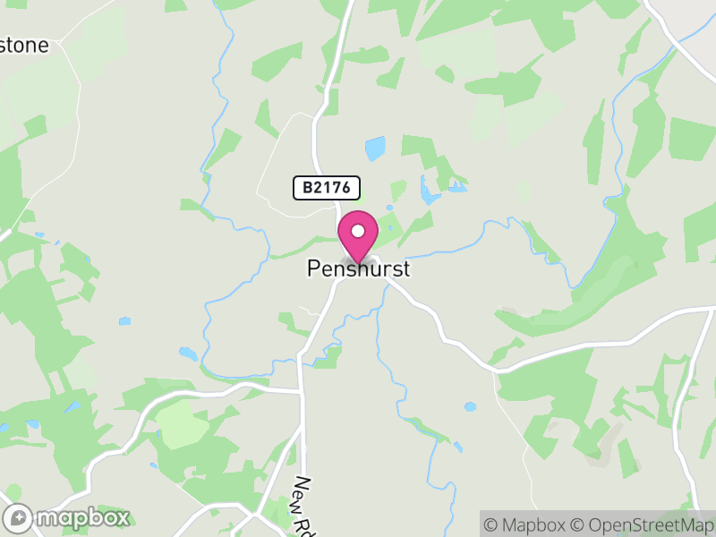 Map of Penshurst, Sevenoaks