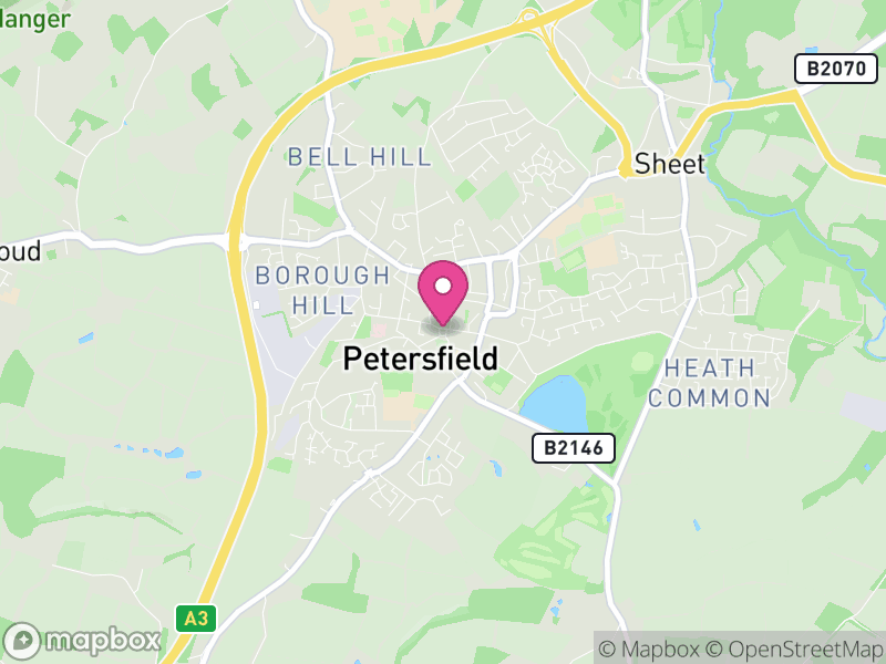 Map of Petersfield, East Hampshire
