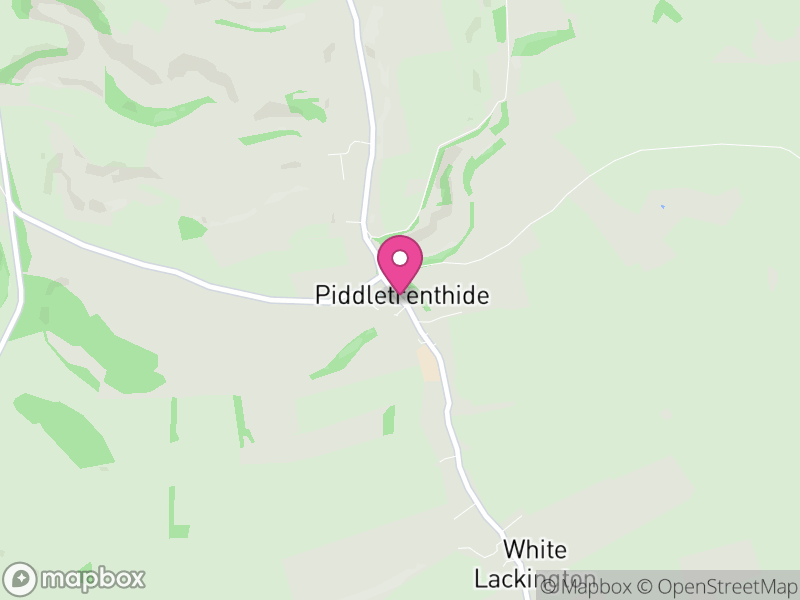 Map of Piddletrenthide, Dorset
