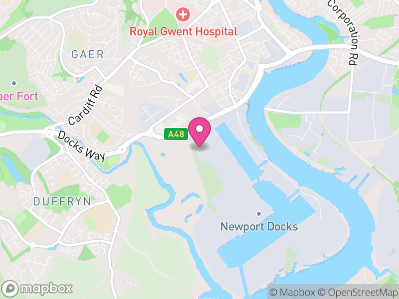 Map of Pillgwenlly, Newport