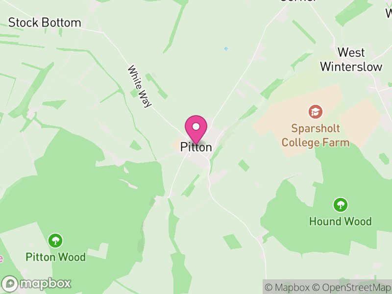 Map of Pitton and Farley, Wiltshire