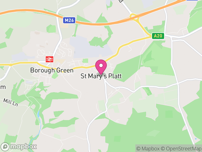 Map of Platt, Tonbridge and Malling