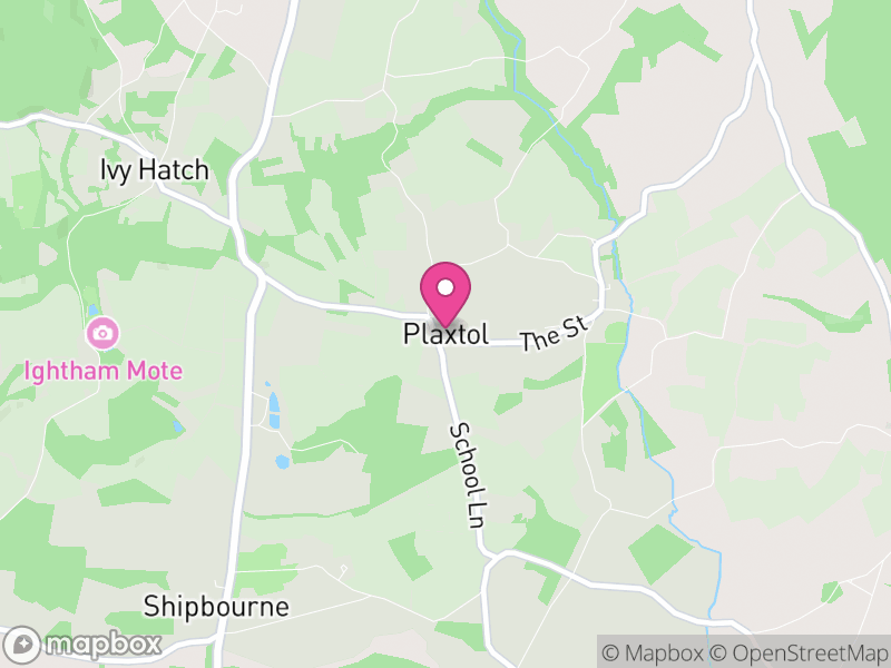 Map of Plaxtol, Tonbridge and Malling