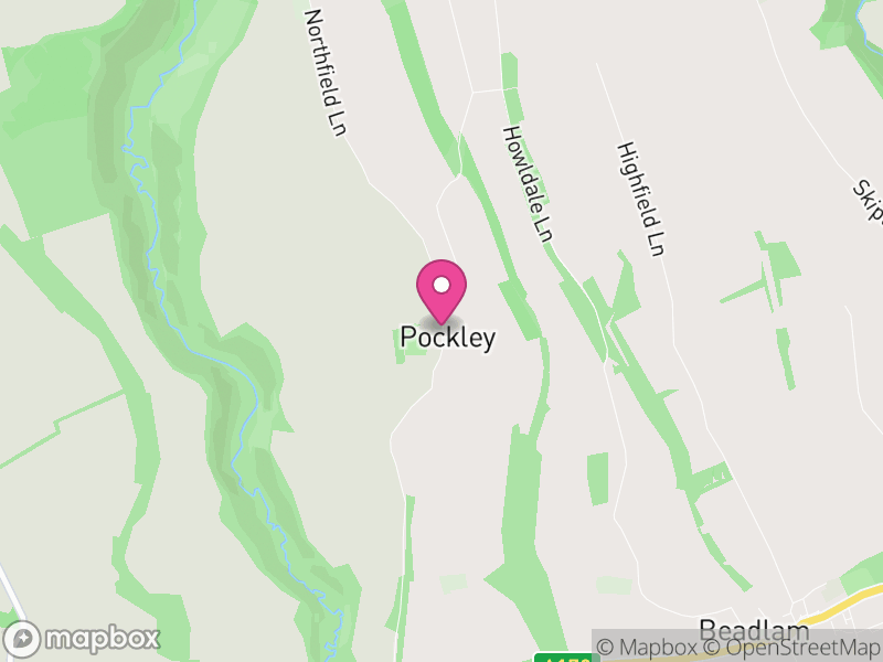 Map of Pockley, North Yorkshire