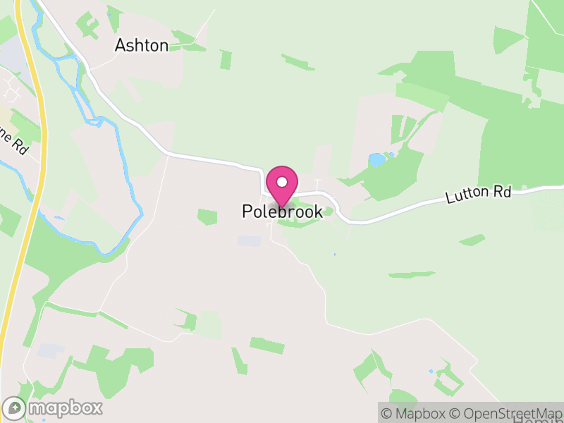 Map of Polebrook, North Northamptonshire