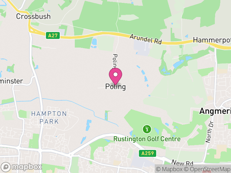Map of Poling, Arun