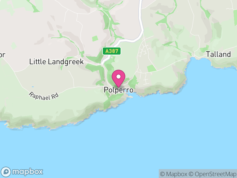 Map of Polperro, Cornwall