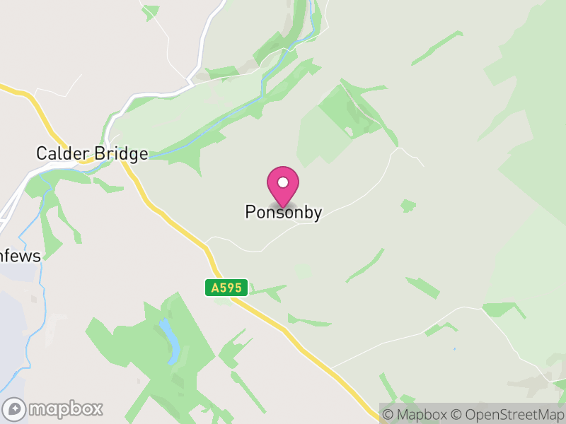 Map of Ponsonby, Cumberland
