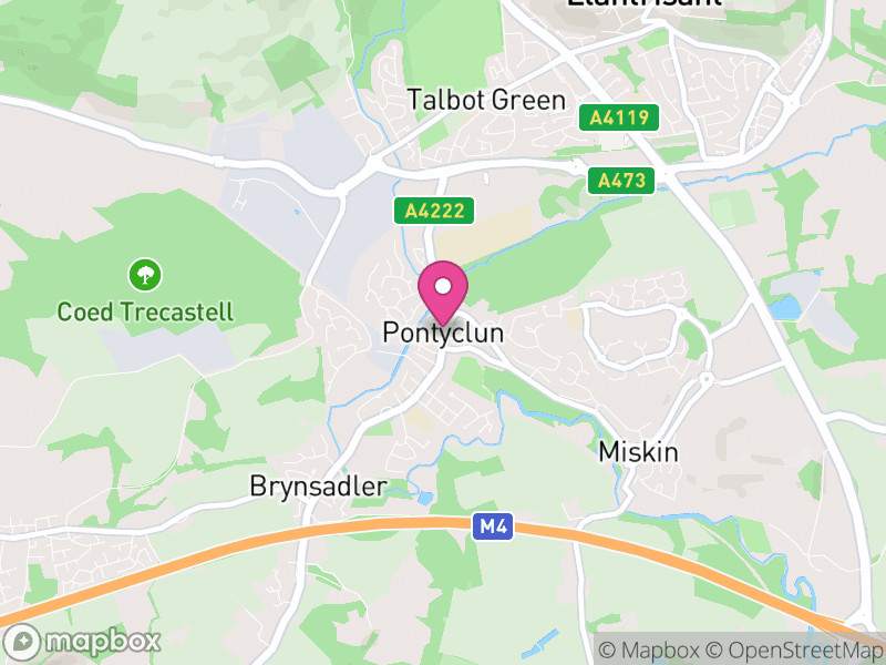 Map of Pont-y-Clun, Rhondda Cynon Taf