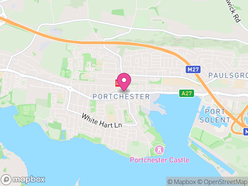 Map of Portchester