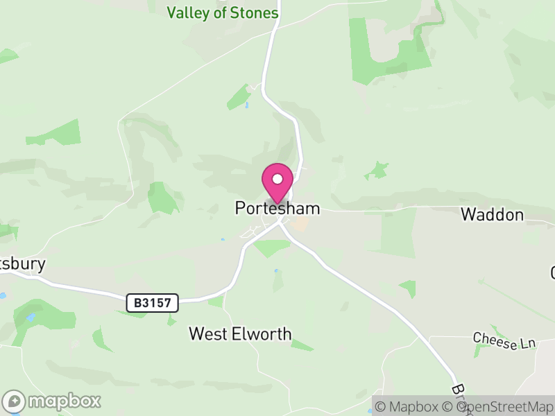 Map of Portesham, Dorset