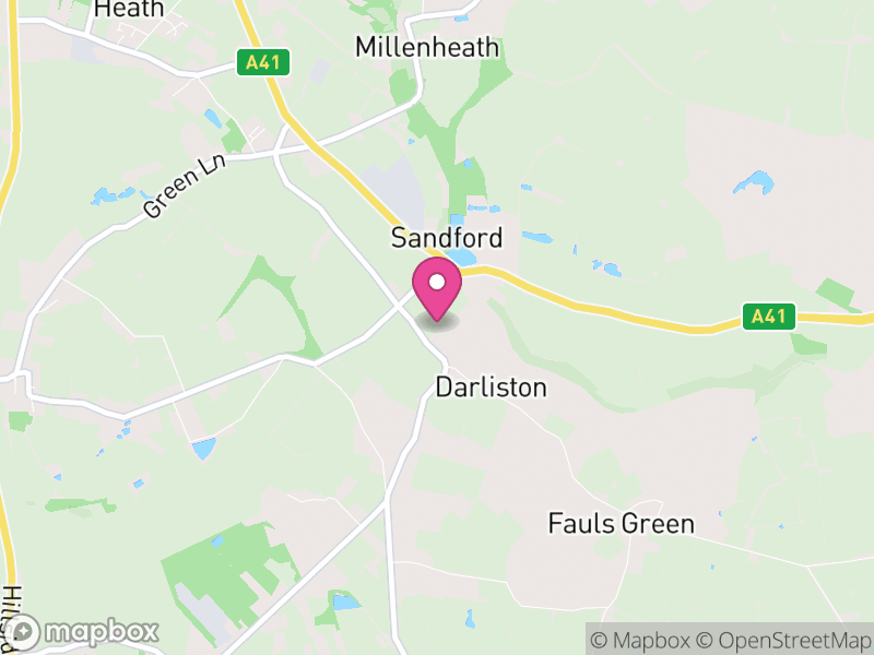 Map of Prees, England